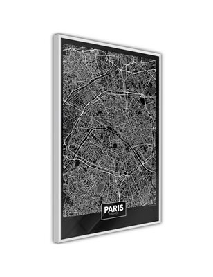 Poster  City Map: Paris (Dark)